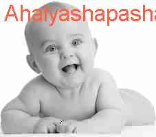 baby Ahalyashapashamana